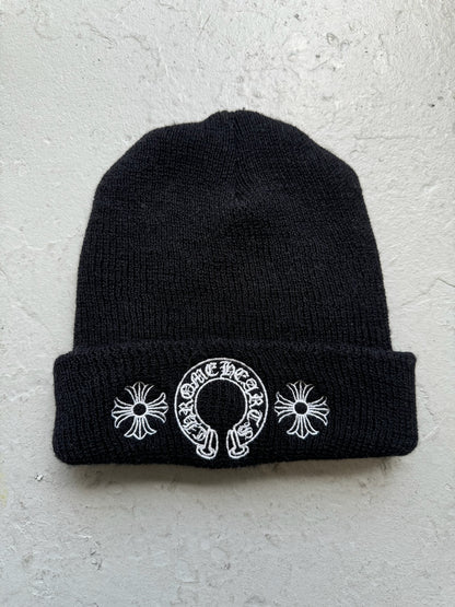 Chrome Hearts Black Beanie