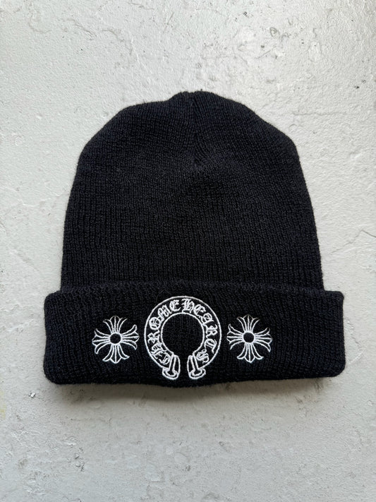 Chrome Hearts Black Beanie