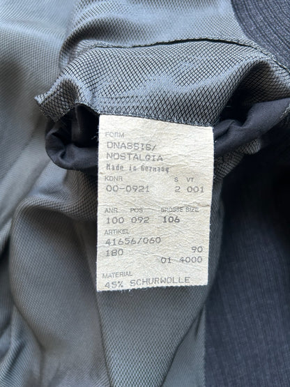 Vintage Dark Grey Brown Button Blazer (XL)