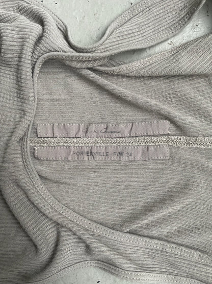 Rick Owens FW24 Porterville Pearl Ziggy Banana Tank (L)