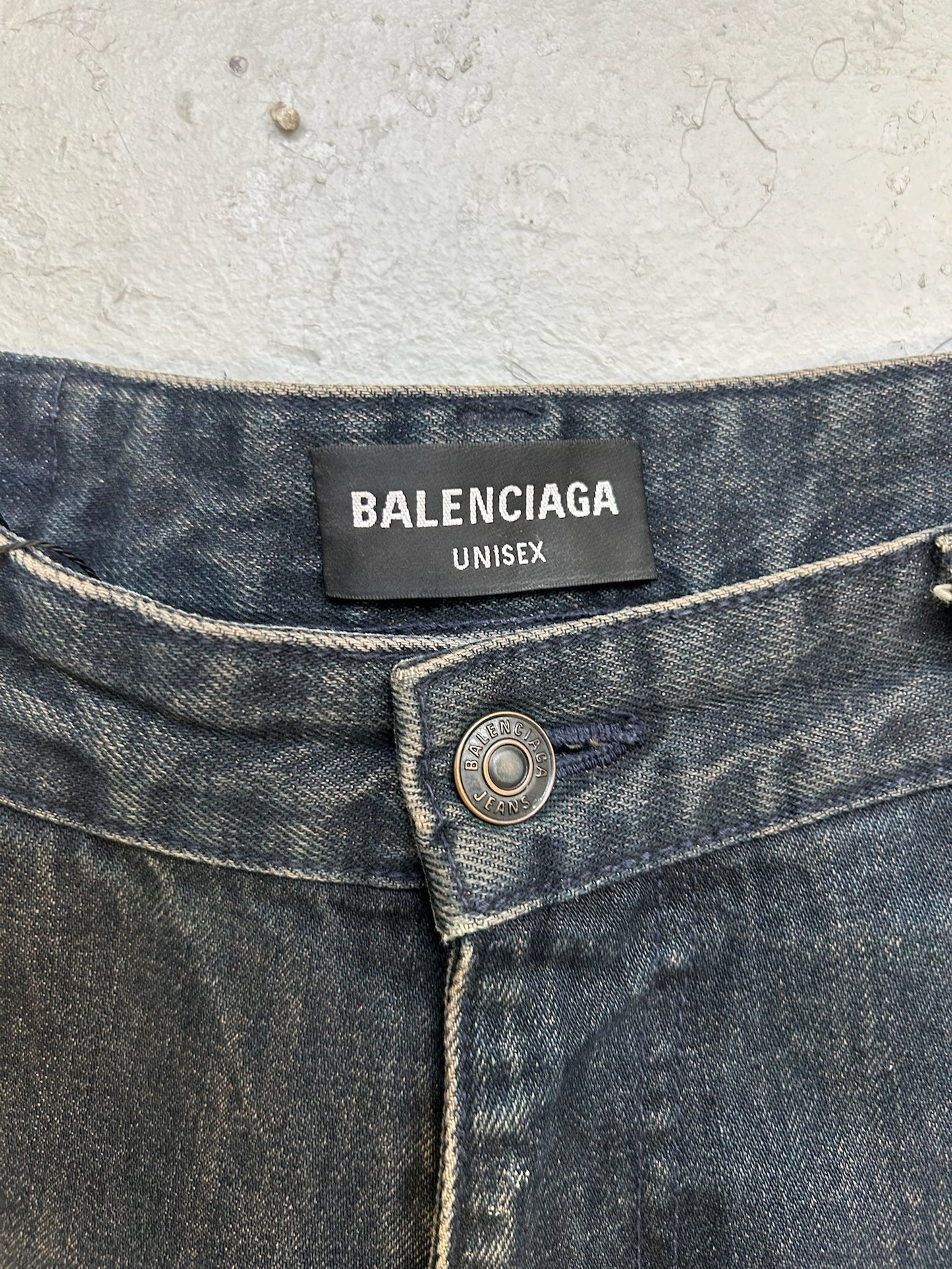 Balenciaga Japanese Cargo Denim Convertible Bottoms (32)