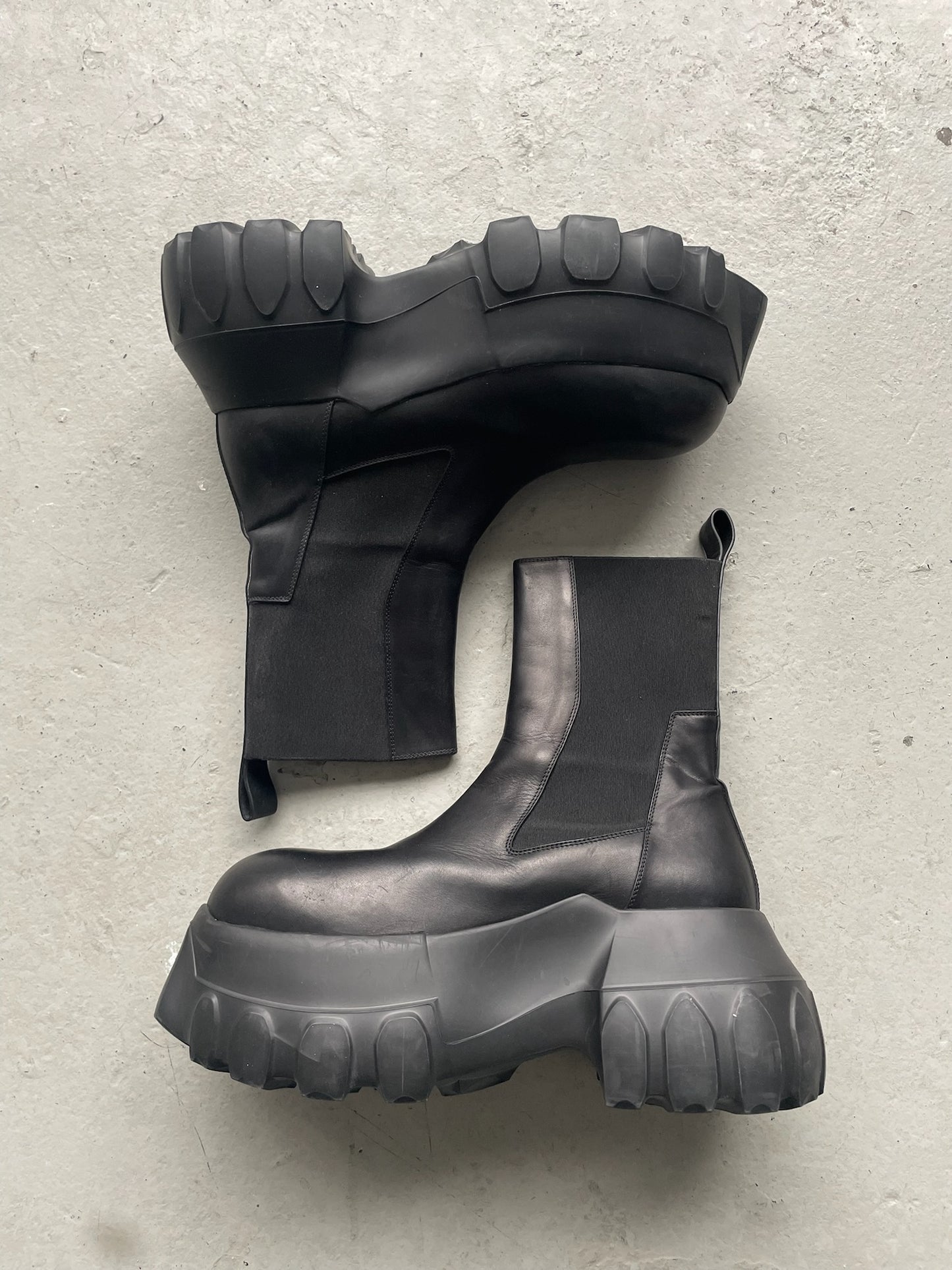 Rick Owens Beatle Mega Tractor Boots (44)