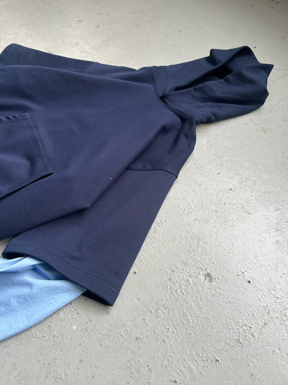 Marni Navy Double Sleeve Hoodie (46)
