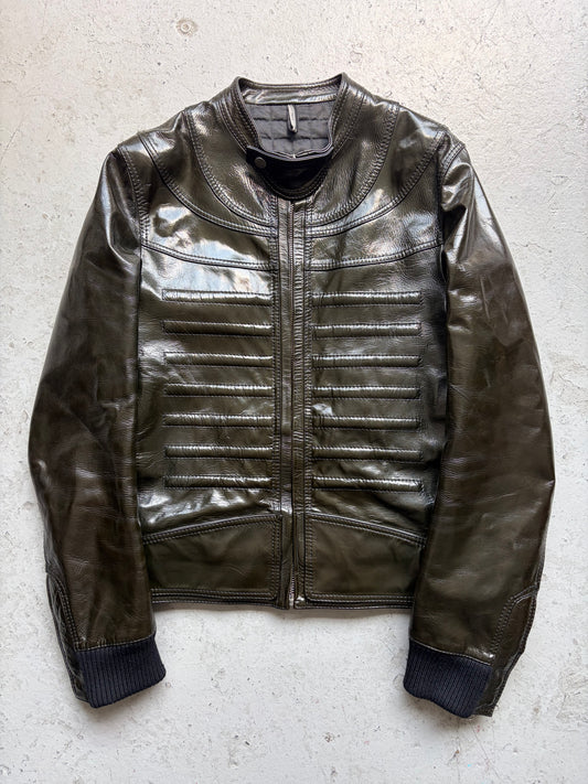 Dior Homme AW08 Patent Leather Jacket (46)