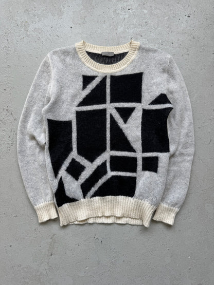 Dior AW07 Geometric Mohair Sweater (M)