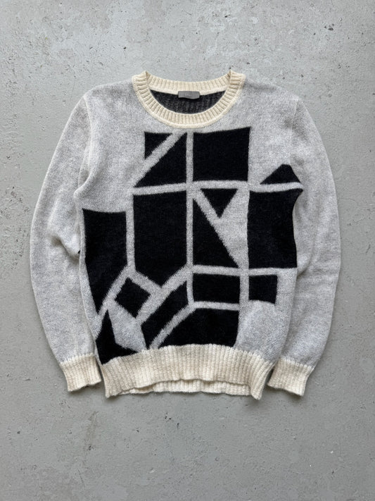 Dior AW07 Geometric Mohair Sweater (M)