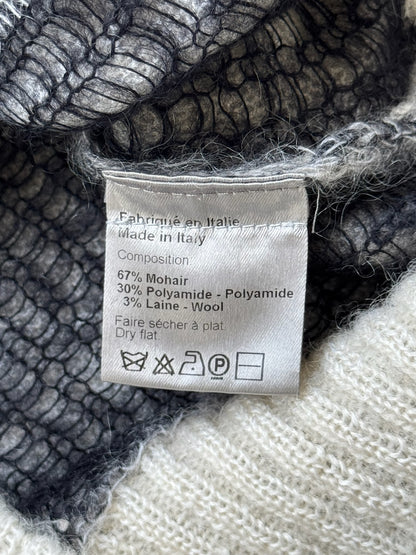 Dior AW07 Geometric Mohair Sweater (M)