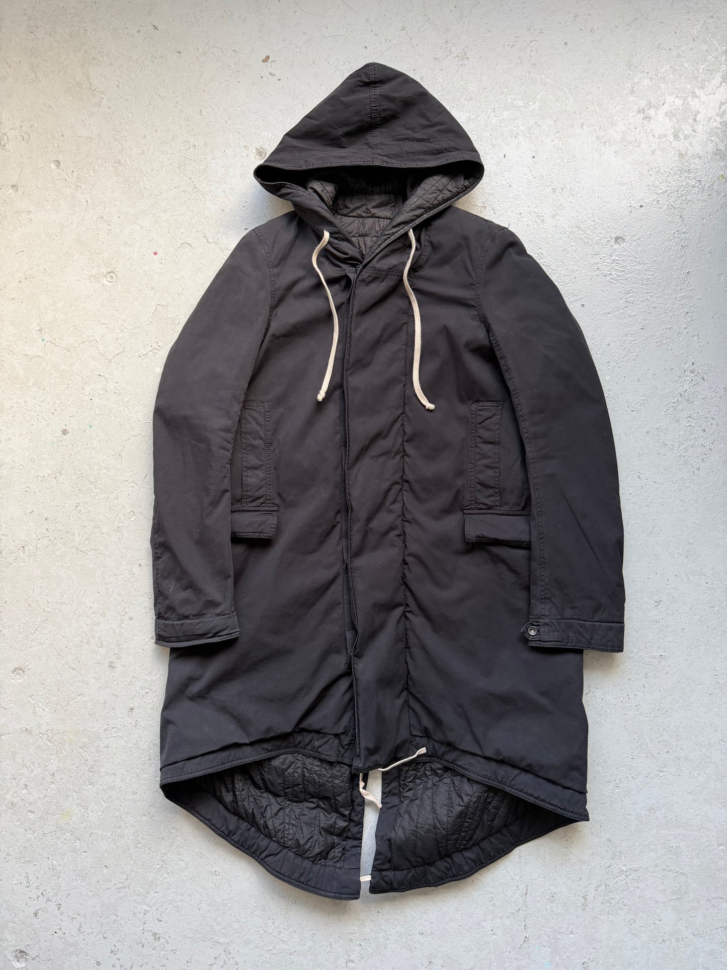 Rick Owens DRKSHDW 2015 Fishtail Parka (S)