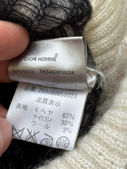 Dior AW07 Geometric Mohair Sweater (M)