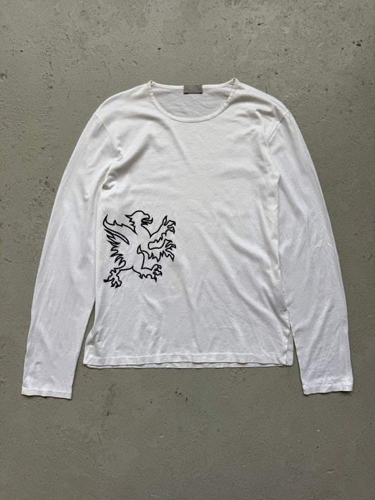Dior AW02 Griffin White Long Sleeve (S)