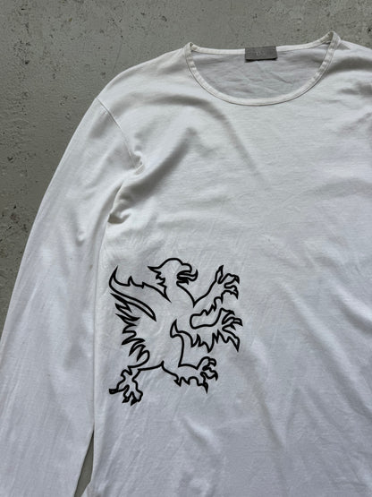 Dior AW02 Griffin White Long Sleeve (S)
