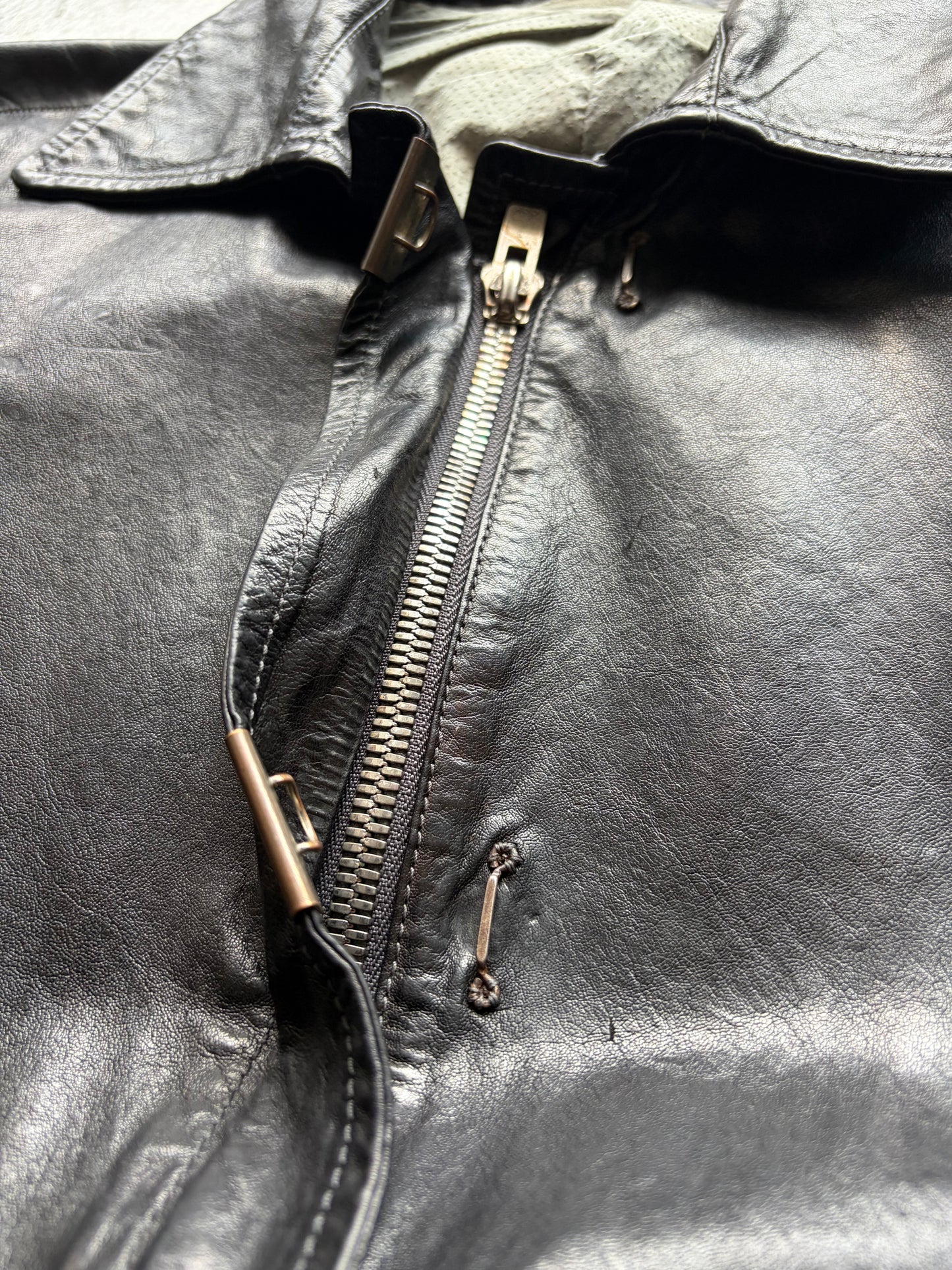 Carol Christian Poell Scarstitch Leather Jacket (40)