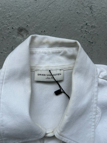 Dries Van Noten White Button Up Shirt (44)