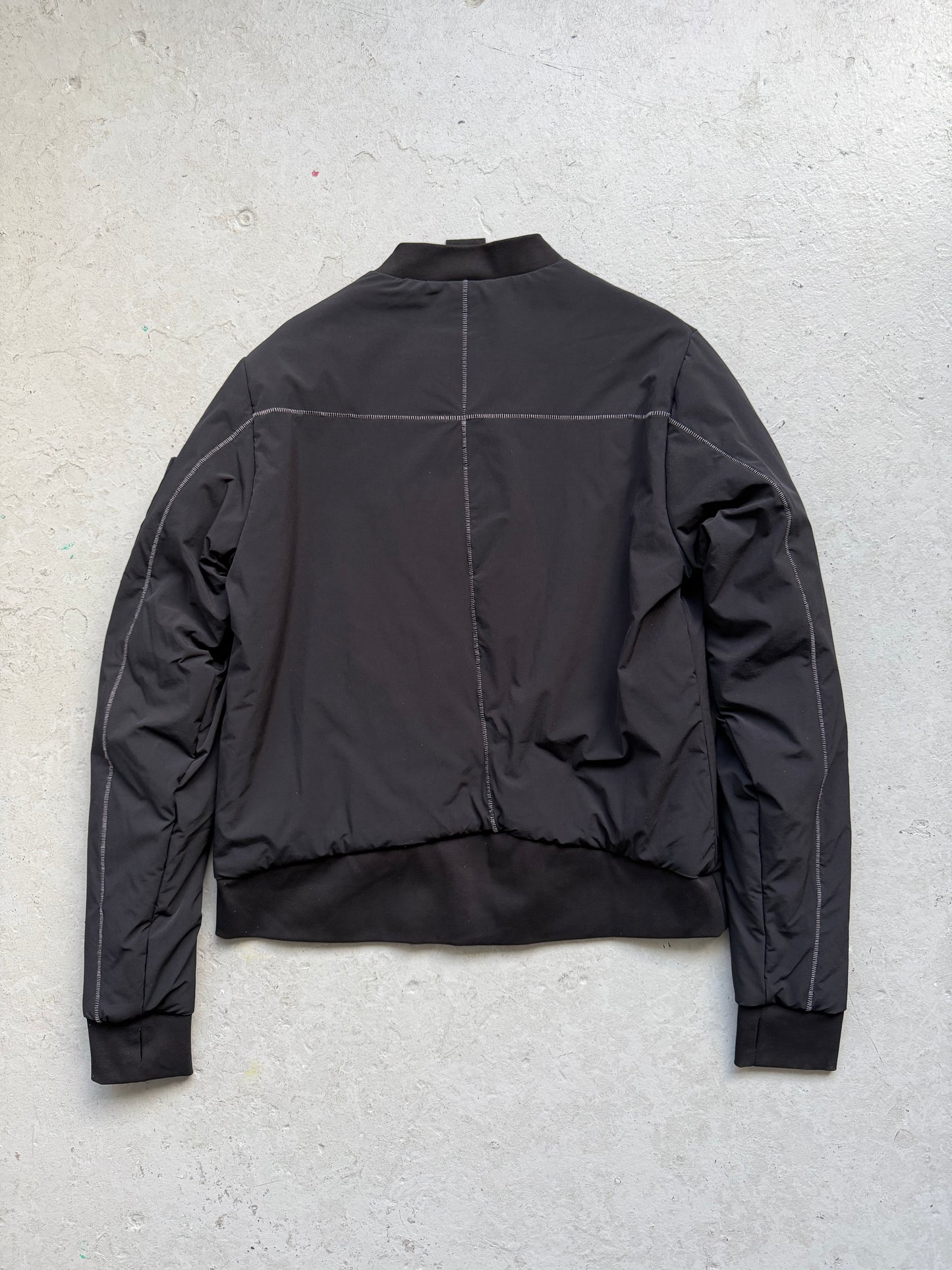 Thom Krom Black Nylon Bomber Down Jacket (L)