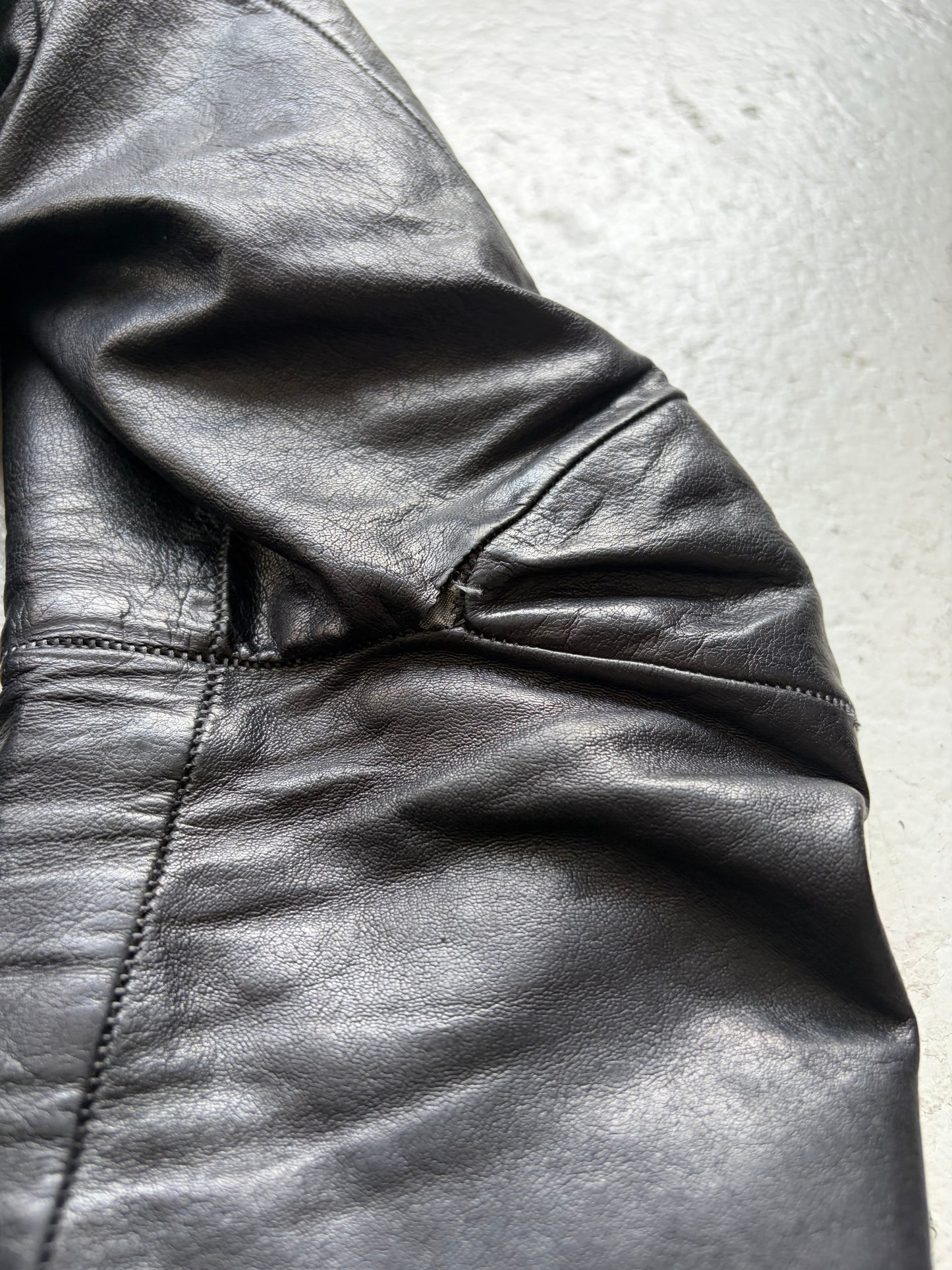 Carol Christian Poell Scarstitch Leather Jacket (40)