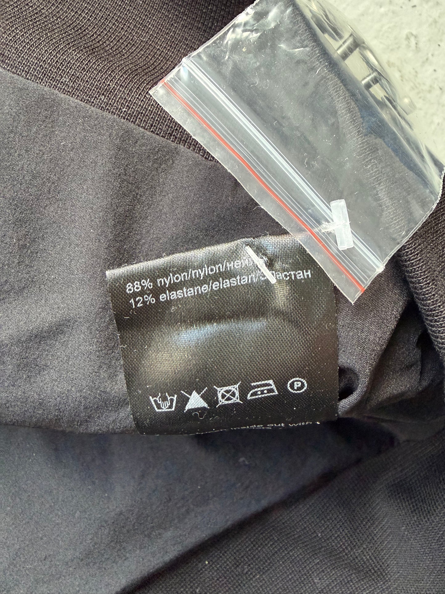 Thom Krom Black Nylon Bomber Down Jacket (L)