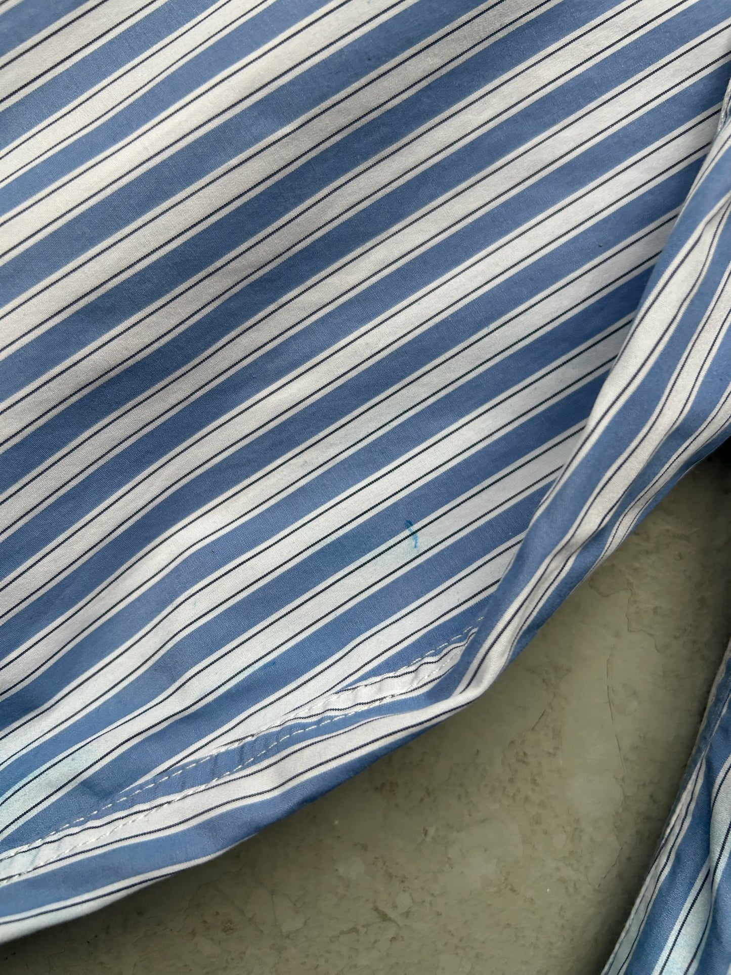 Marni Light Blue Striped Gradient Button Up (48)