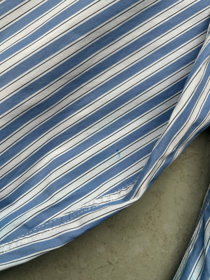 Marni Light Blue Striped Gradient Button Up (48)