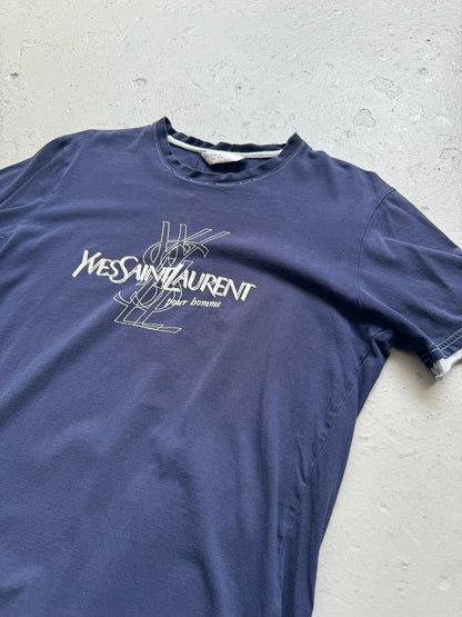 Yves Saint Laurent Pour Homme Blue Short Sleeve (S)
