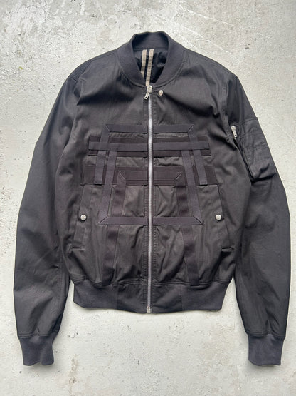 Rick Owens DRKSHDW Sombra Oscubra Flight Bomber Jacket (L)