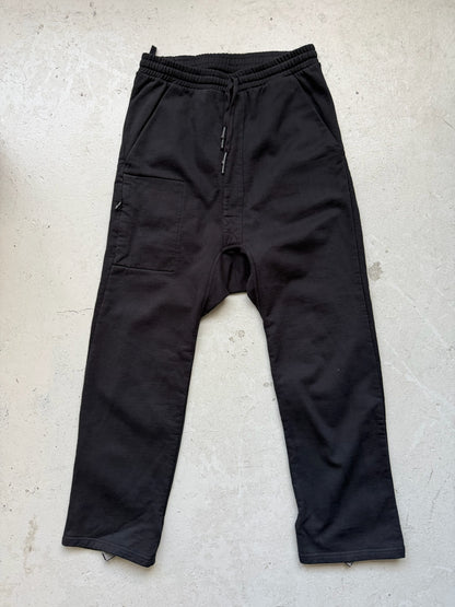 Boris Bidjan Saberi Black Cotton Sweatpants (S)