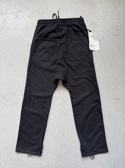 Boris Bidjan Saberi Black Cotton Sweatpants (S)