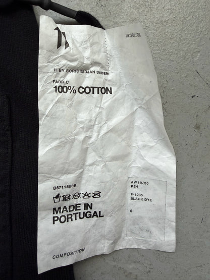 Boris Bidjan Saberi Black Cotton Sweatpants (S)