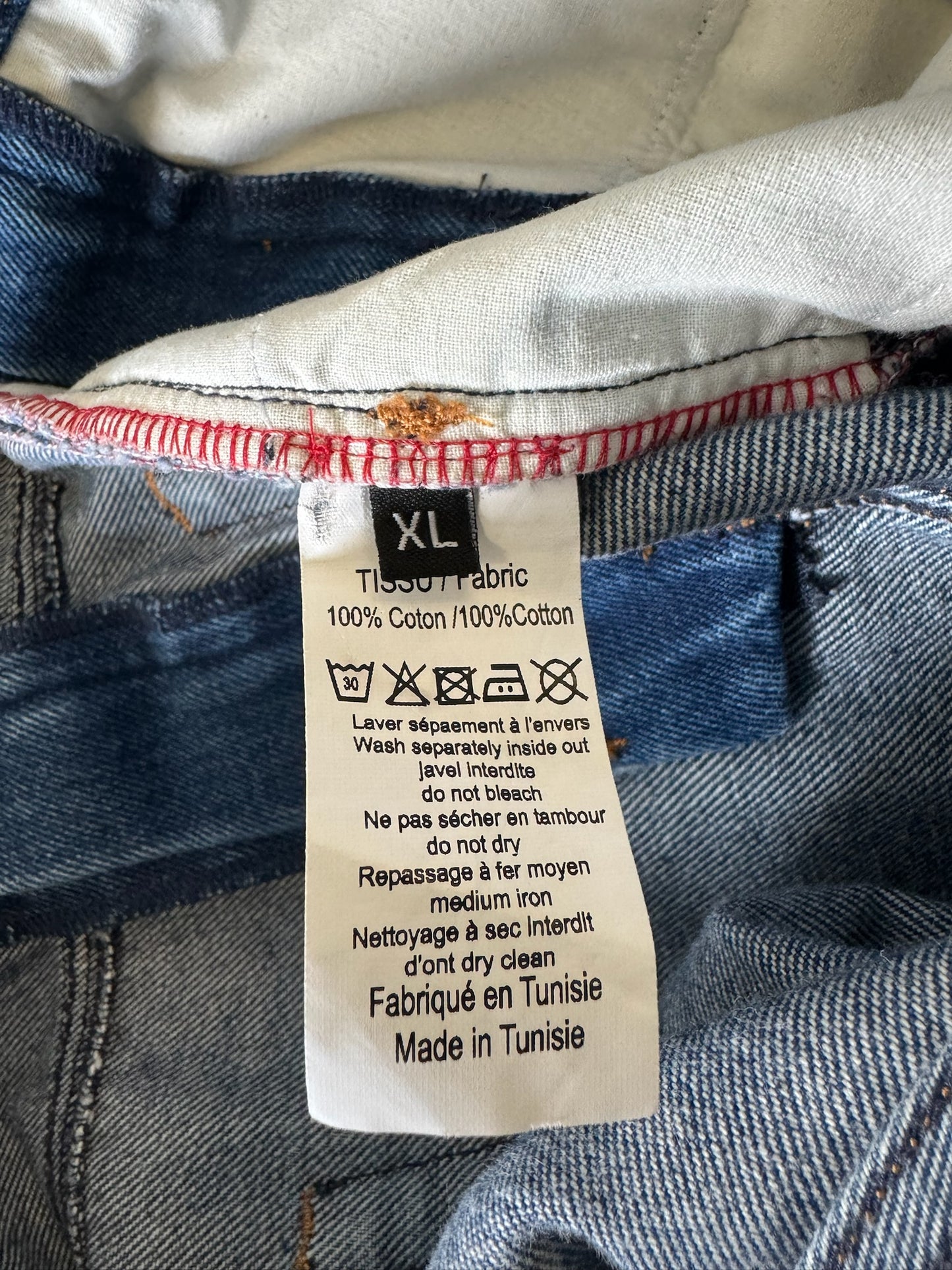 Y Project Light Wash Denim Bottoms (XL)