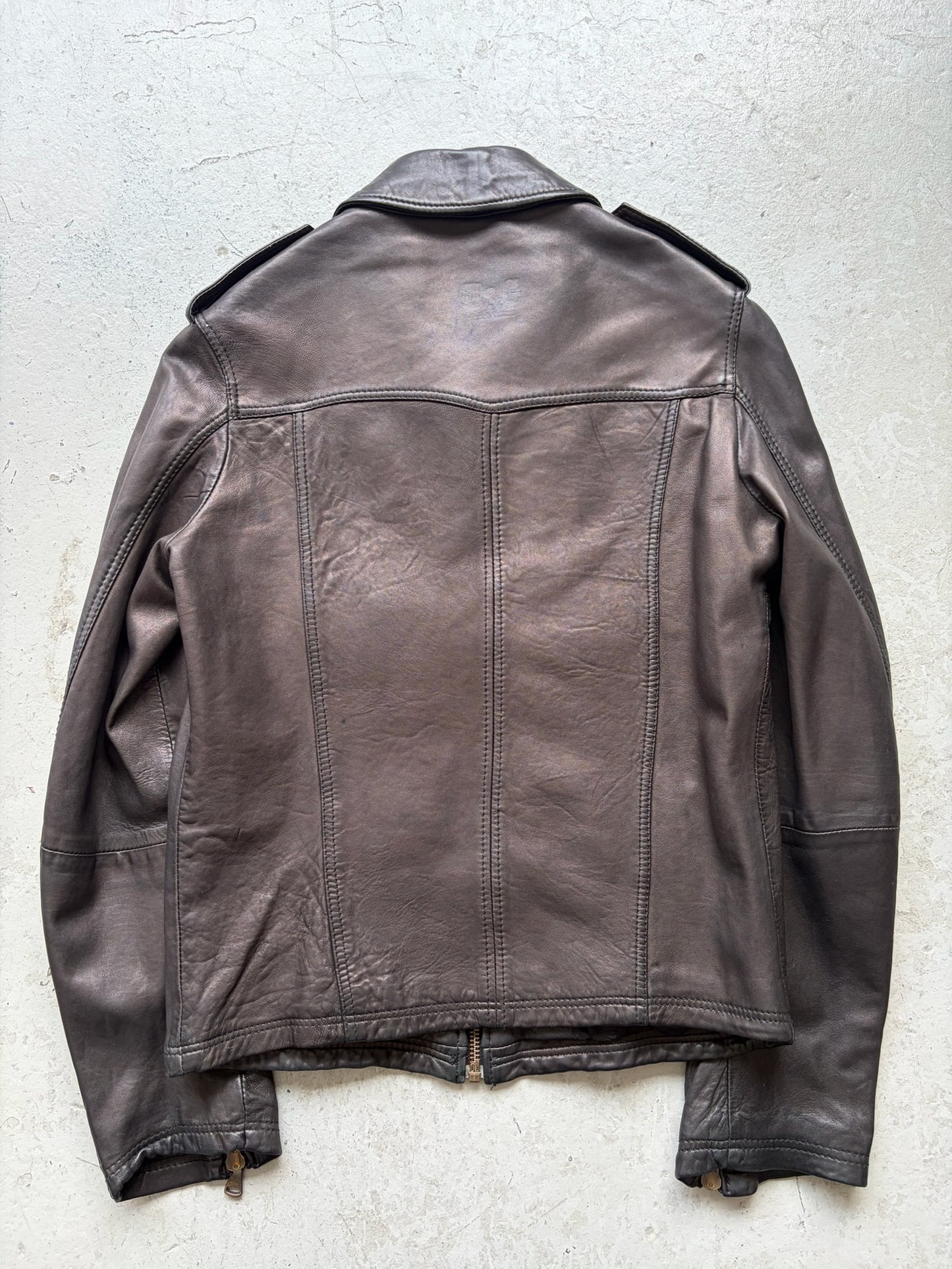 Dolce & Gabbana Multi Pocket Black Leather Jacket (50)