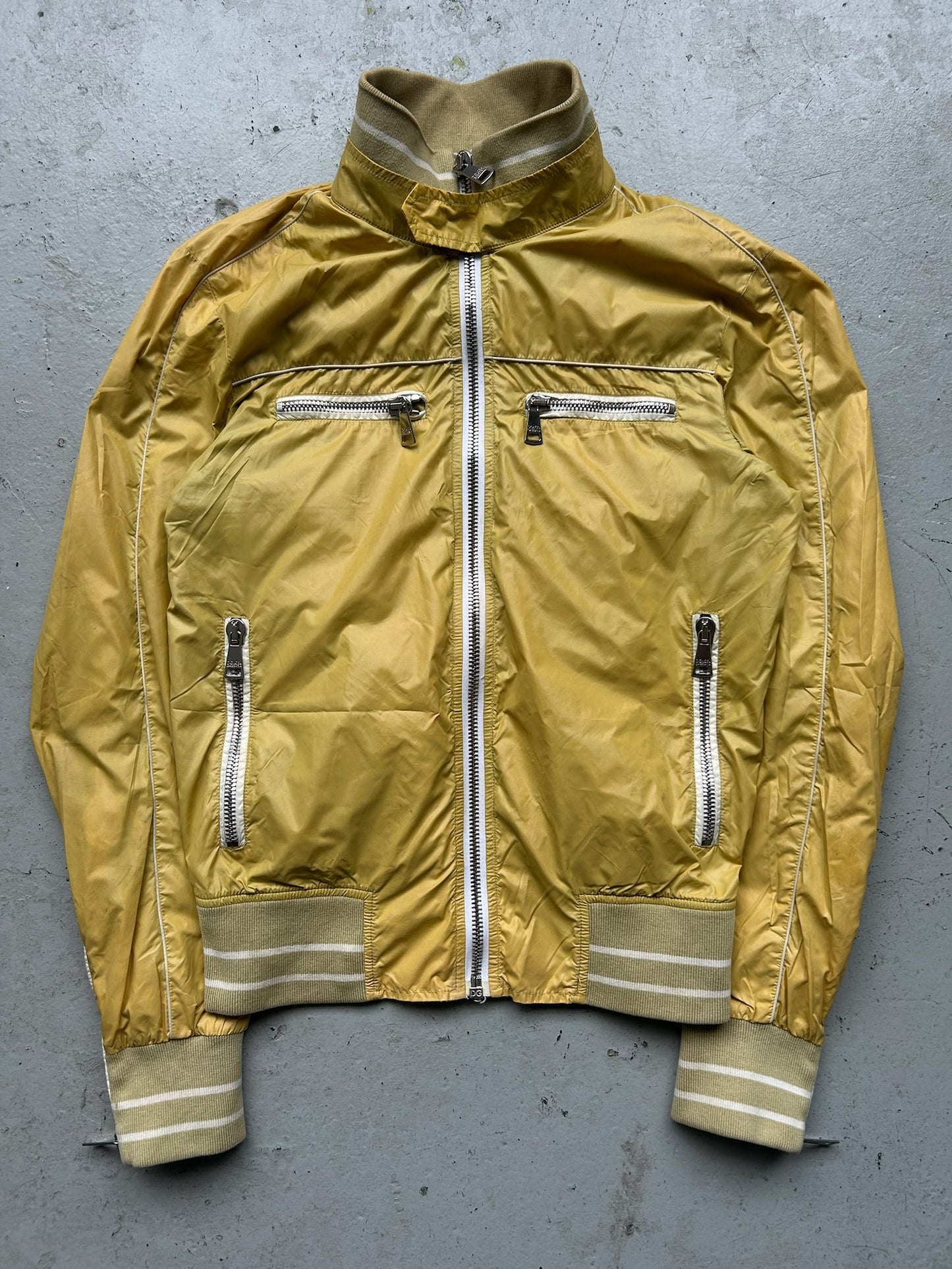 Dolce & Gabbana Nylon Yellow Jacket (46)