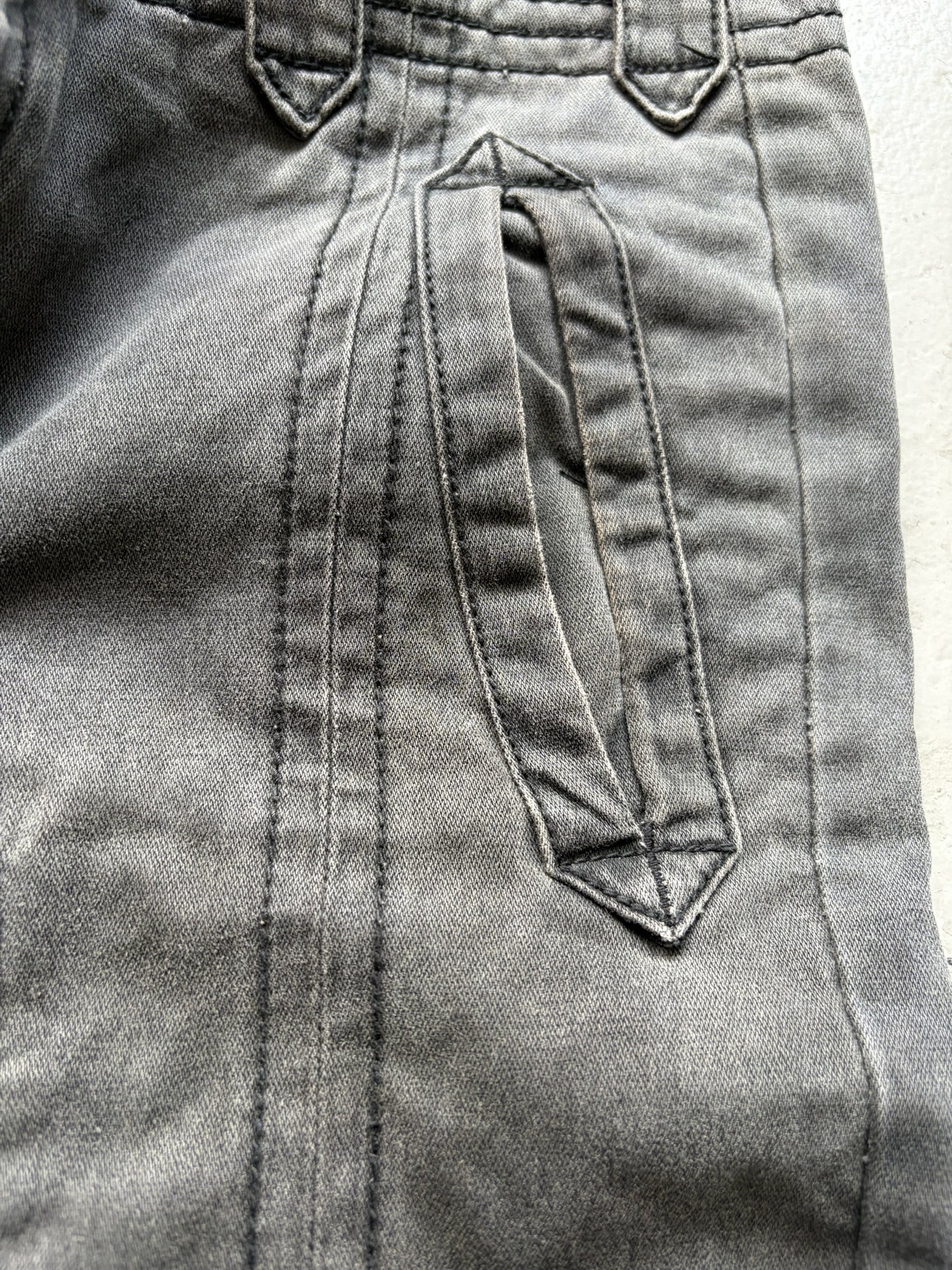 The Viridi Anne Grey Cargo Pants (1)