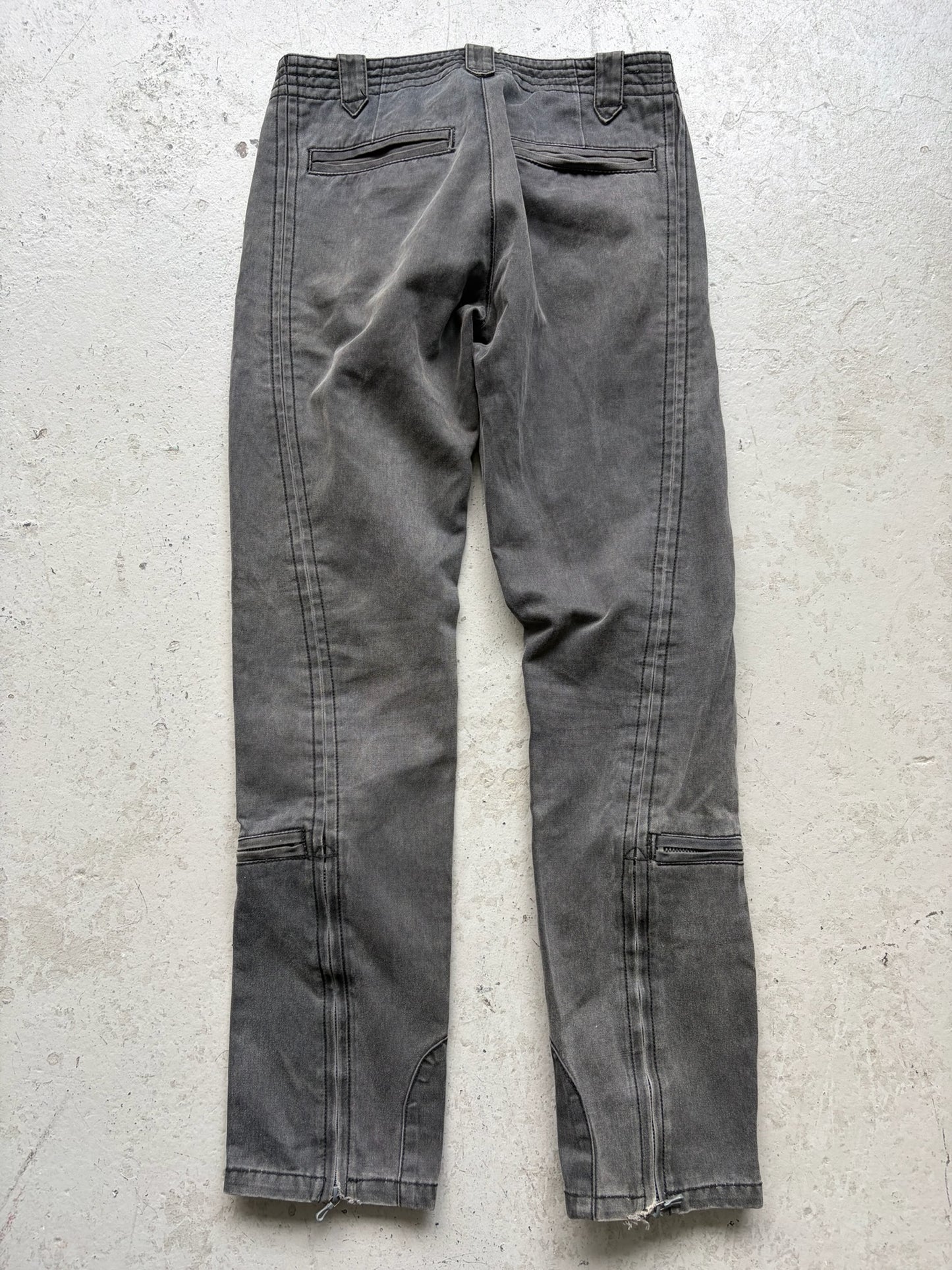 The Viridi Anne Grey Cargo Pants (1)