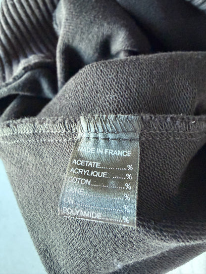 Sandrine Phillipe Molleton Cotton Crewneck (46)