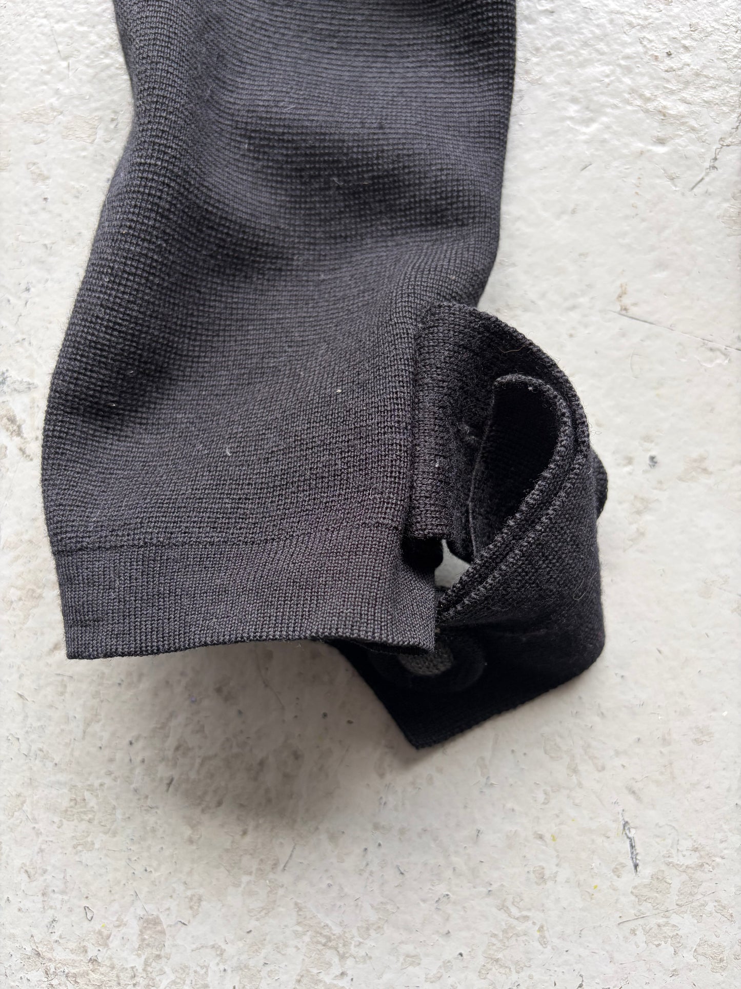 Emporio Armani Black Wool Napoleon Jacket (42)