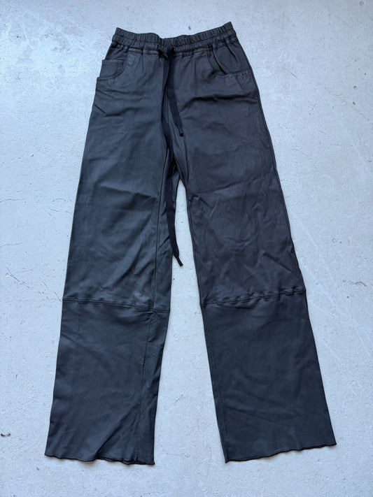 Isaac Sellam Black Leather Custom Bottoms (40)