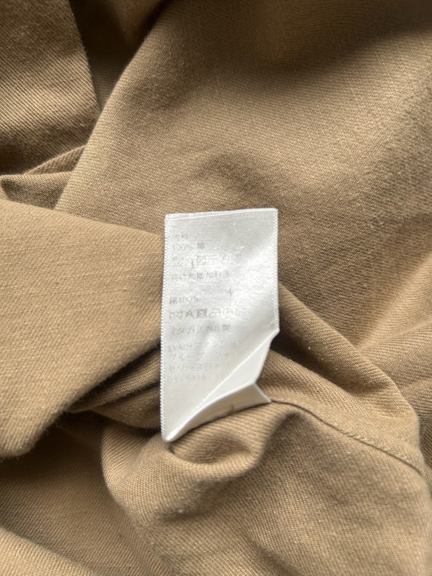 Celine SS20 Hedi Slimane Tan Military Shirt (41)