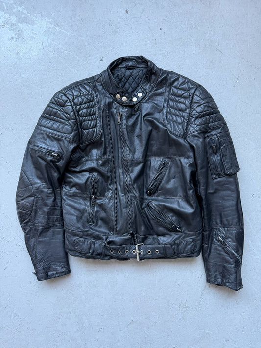 Vintage Black Motorcycle Jacket (38)