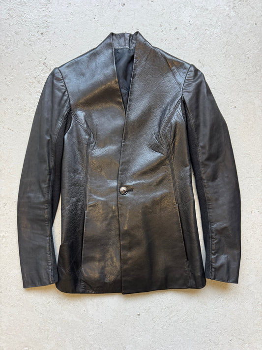 Rick Owens Leather Blazer (S)