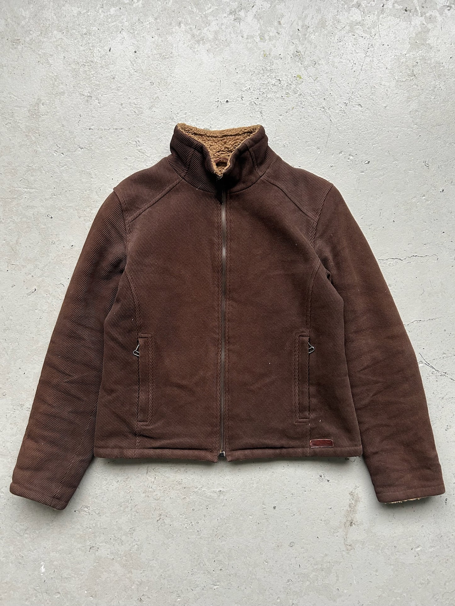 Dolce & Gabbana Brown Corduroy Fur Jacket (S)