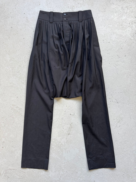 Dior Homme Drop Crotch Trousers (44)