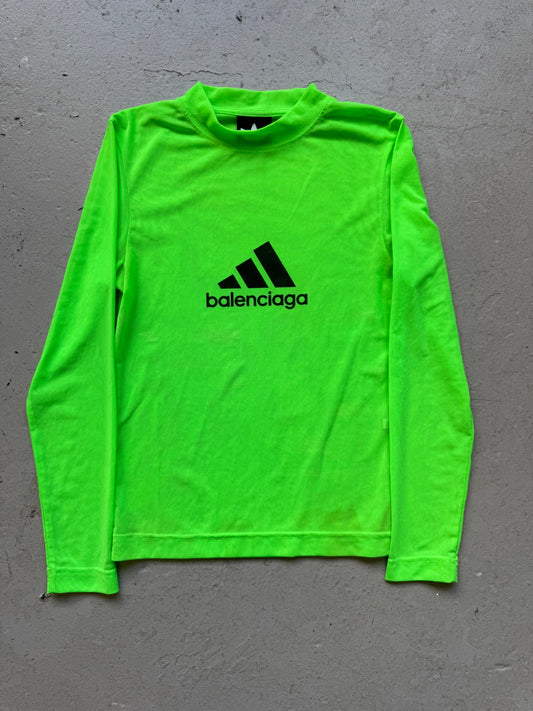 Balenciaga Adidas Green Sample Long Sleeve (XS)