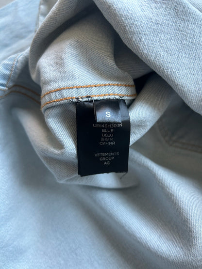 Vetements Denim Overshirt (S)