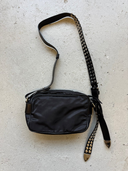 Prada Studded Shoulder Bag (OS)