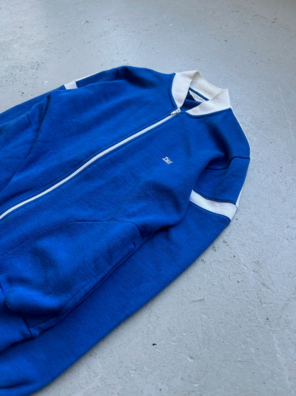 Christian Dior Monsieur Royal Blue Zip Up Sweater (M)