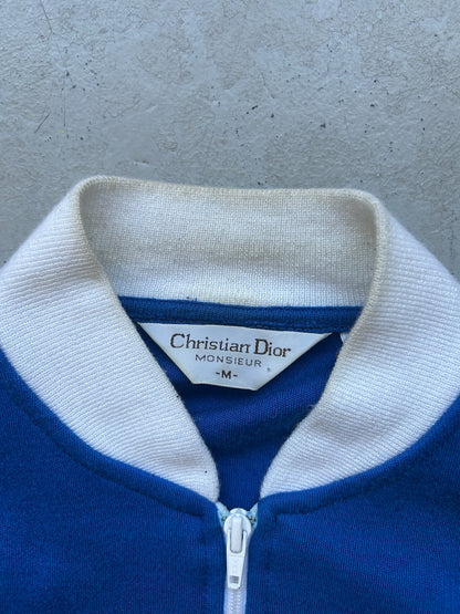 Christian Dior Monsieur Royal Blue Zip Up Sweater (M)