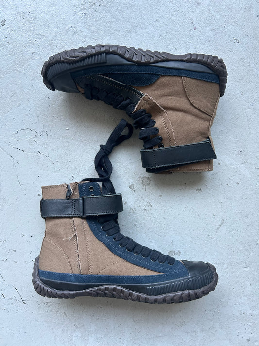 Yohji Yamamoto Brown High Cut Sneaker (6.5)