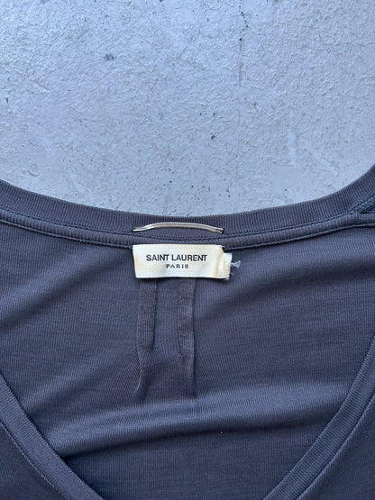 Saint Laurent Paris 2013 V Neck Pocket Tee (XL)