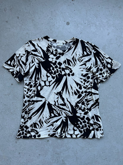 Saint Laurent Paris Jungle Flower Short Sleeve (XL)