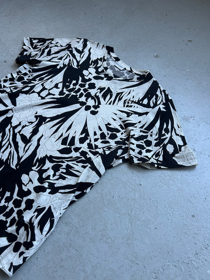 Saint Laurent Paris Jungle Flower Short Sleeve (XL)