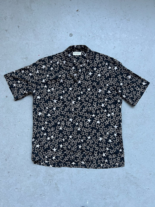 Saint Laurent Silk Stars Button Up (XL)